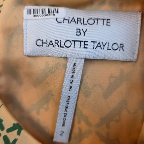 🔴Charlotte Taylor Women Dress Novality Grass Hopper Pattern Green‎ and yellow 2 - Picture 13 of 17